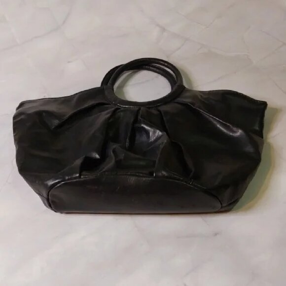 Cream Black Hat, Black Purse, Silver Purple Earrings, Wet Hair Brush - Picture 5 of 16